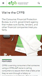 Mobile Screenshot of consumerfinance.gov